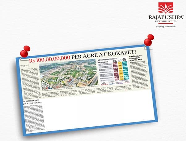 100 Crores Per Acre At Kokapet